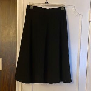 Banana Republic Classic Black Midi Skirt